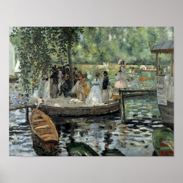 Poster Auguste Renoir - La Grenouillere (Frente)