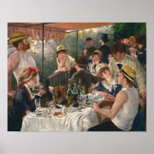 Póster Auguste Renoir - Luncheon do Partido Barco