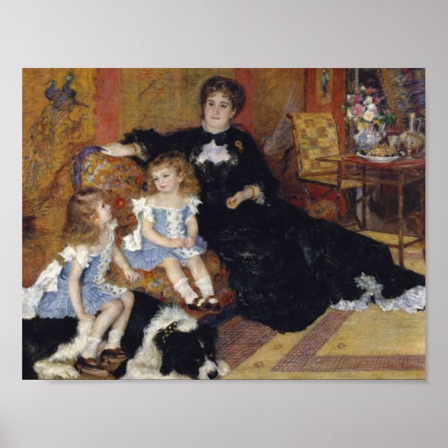 Póster Auguste Renoir - Madame Georges Charpentier (Frente)