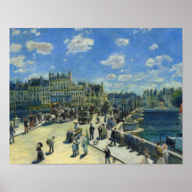Póster Auguste Renoir - Pont Neuf, Paris (Frente)
