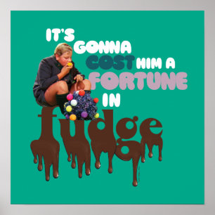 Poster Augustus Gloop - A Fortune in Fudge