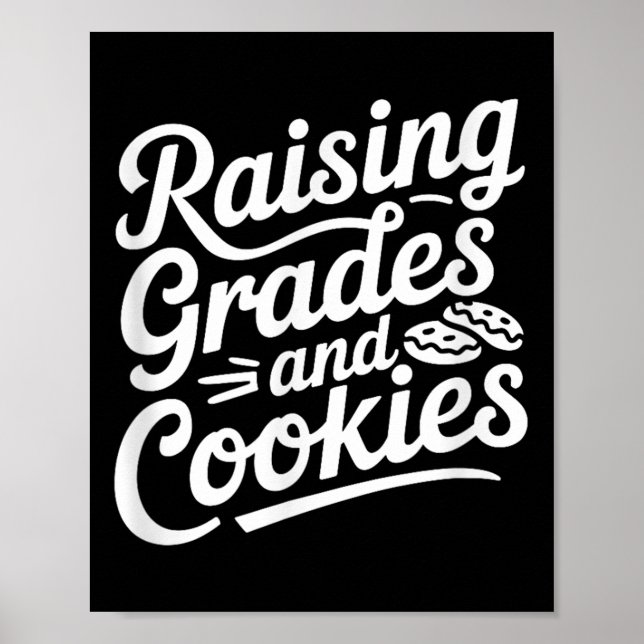Poster Aumentando Notas E Biscoitos  (Frente)