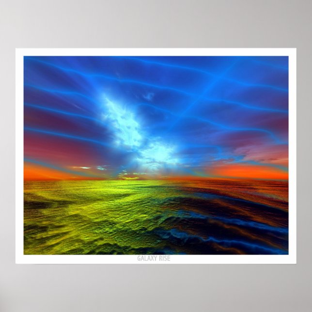 Póster Aumento da Galáxia (Frente)