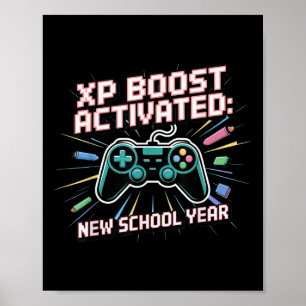 Poster Aumento de Xp, Novo Ano Escolar, Volta às Aulas, G