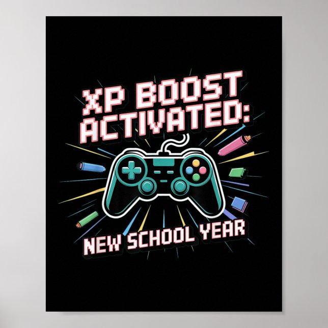 Poster Aumento de Xp, Novo Ano Escolar, Volta às Aulas, G (Frente)