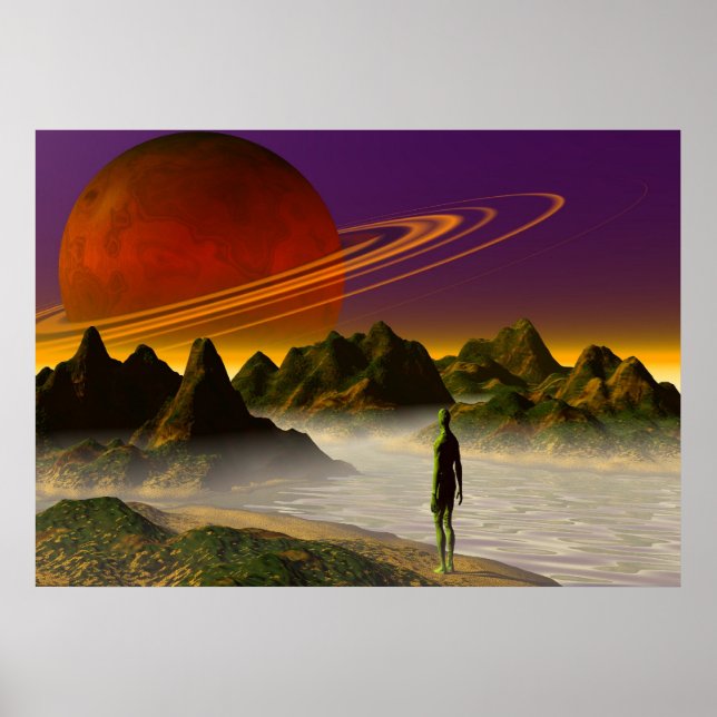 Póster Aumento do planeta (Frente)
