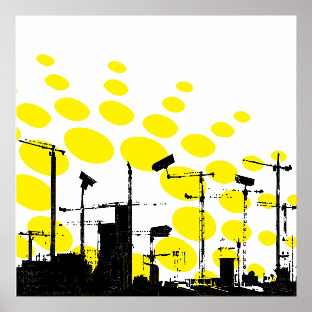 Poster Aumento solar distópico (Frente)