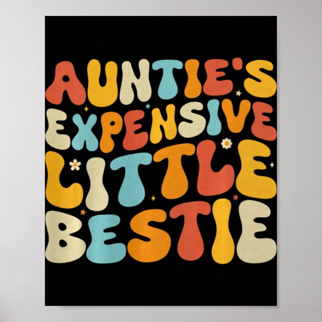 Poster Auntie's Expensive Little Ie, Funny New Aunt Nephe (Frente)