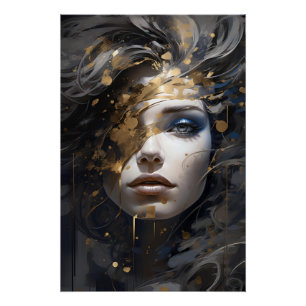 Póster Aura Dourada