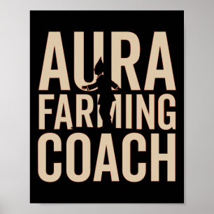 Poster Aura Farming Coach Boat Racing Halloween