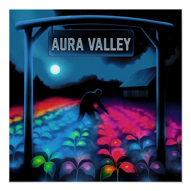 Póster Aura Farming Colorful Valley (Frente)