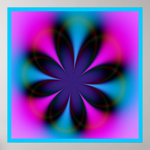 Poster Aura floral