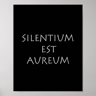 Poster Aureum Silencioso
