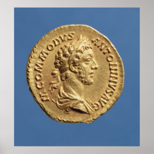 Poster Aureus bust of Commodus