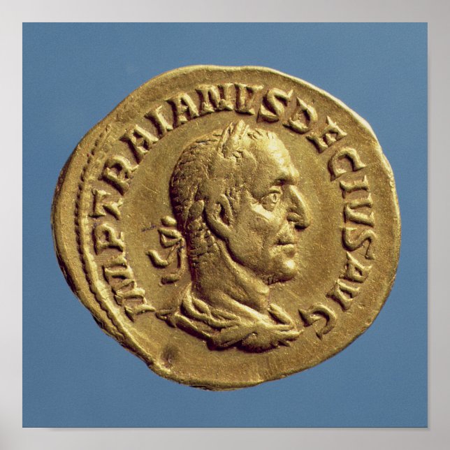 Póster Aureus de Trajan Decius (Frente)