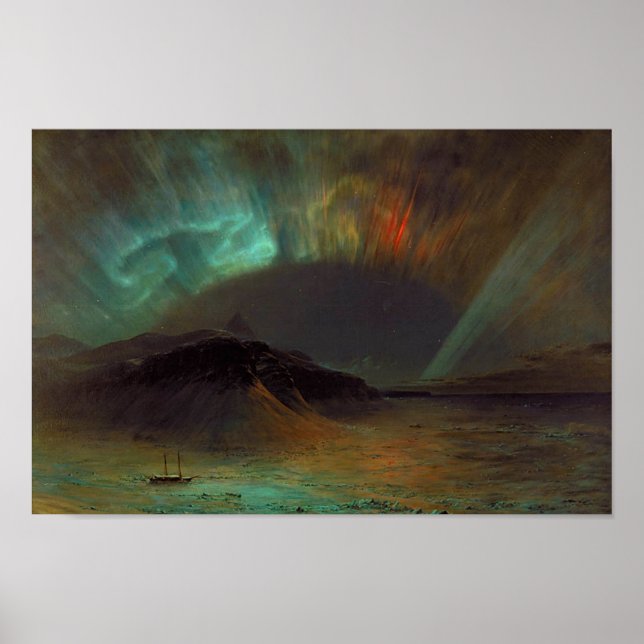 Poster Aurora Borealis (Frente)
