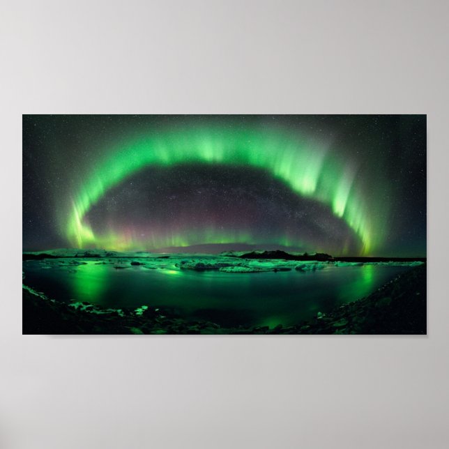 Poster Aurora Borealis (Frente)