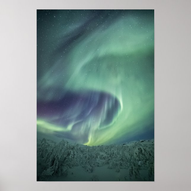 Poster Aurora Borealis (Frente)