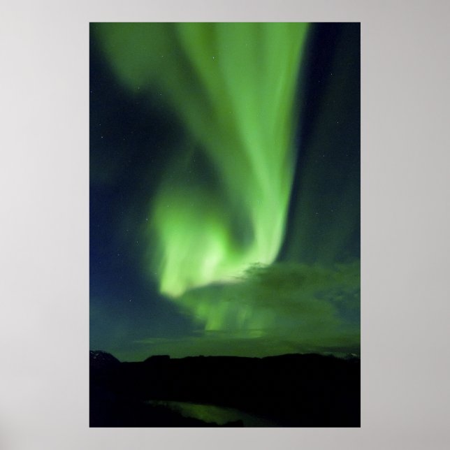 Póster Aurora Borealis - Þingvellir #7 (Frente)