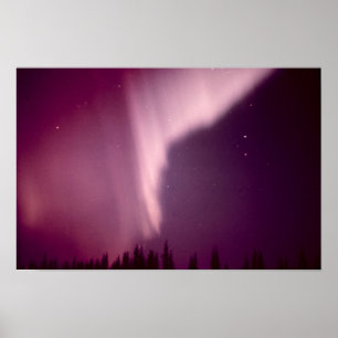 Póster Aurora Borealis no Alasca