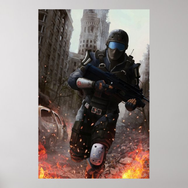 Poster Aurora Nuclear - Assalto CT (Frente)