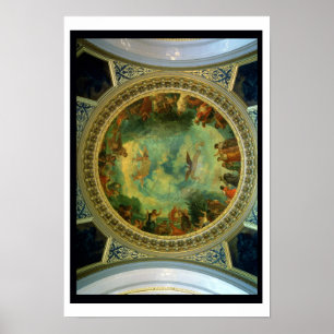 Póster Aurora, pintura de teto possivelmente da Bibliotec