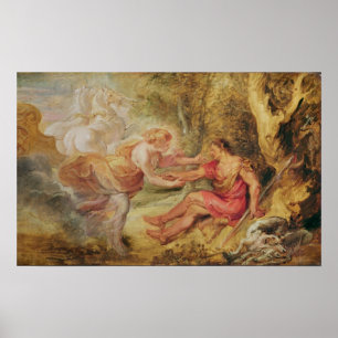 Póster Aurora que sequestra Cephalus, 1636