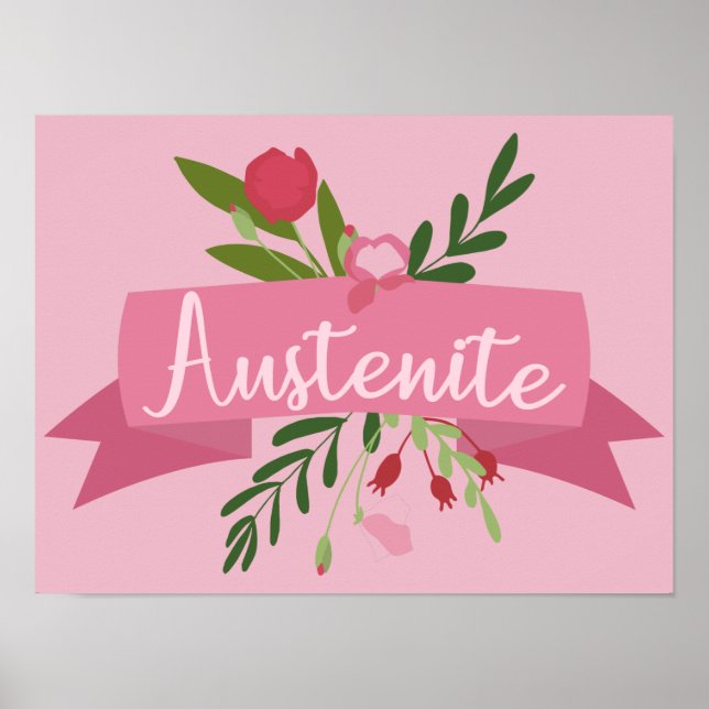 Poster Austenite II (Frente)