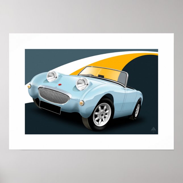 Póster Austin Healey Sprite (Frente)