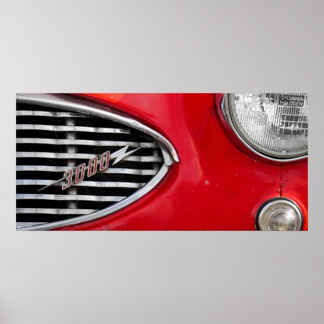 Poster Austin Healeys 3000 (Frente)
