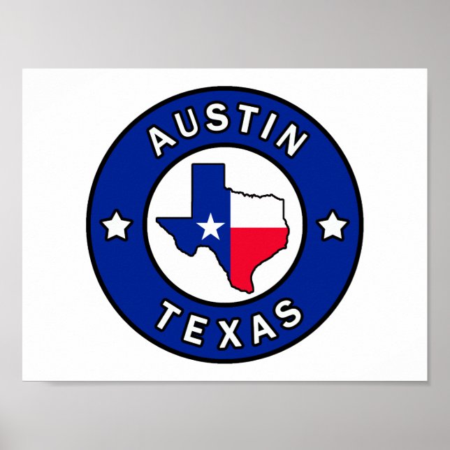 Poster Austin Texas (Frente)