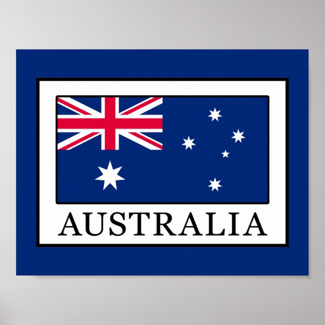 Póster Austrália (Frente)
