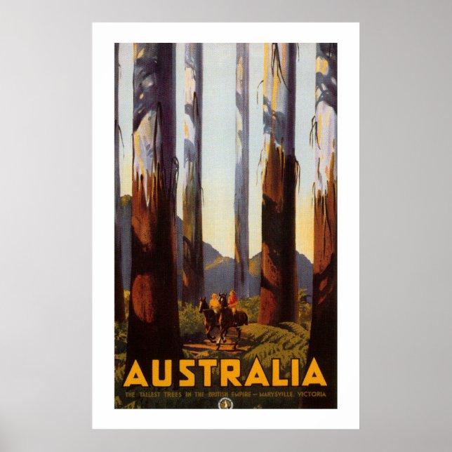 Póster Austrália (Frente)