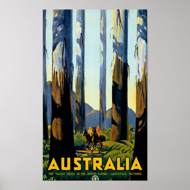 Póster Austrália (Frente)