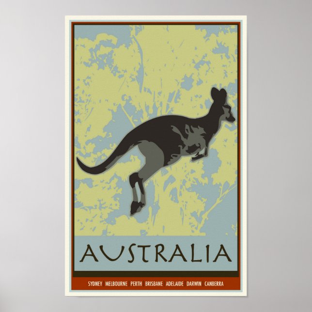 Poster Austrália (Frente)