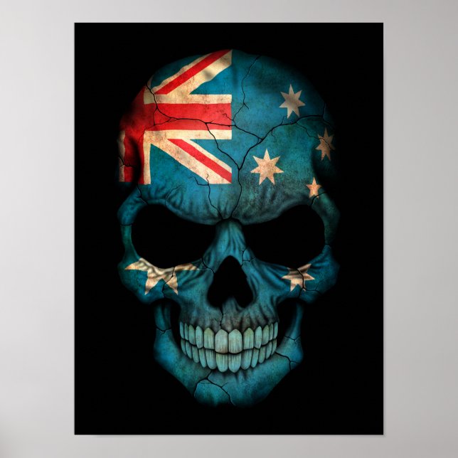 Póster Austrália australiana "bandeira australiana" "band (Frente)