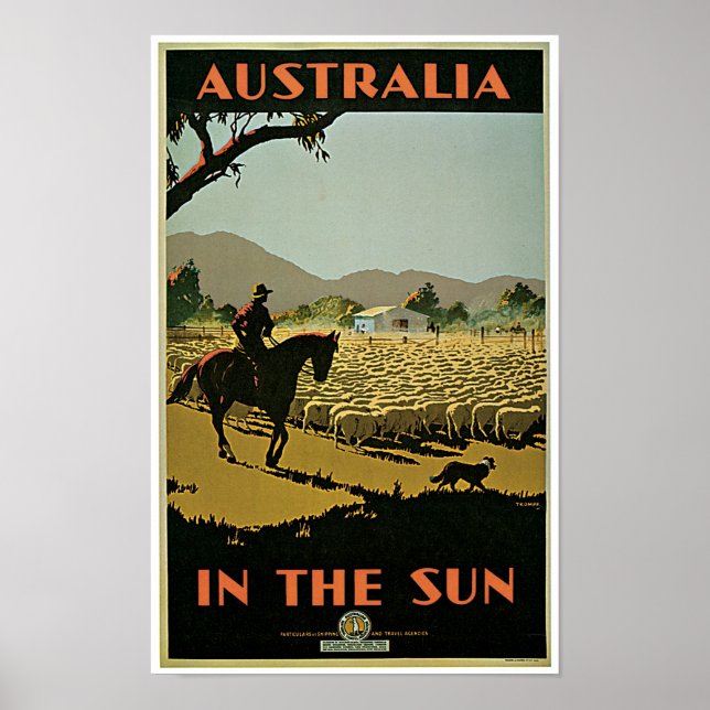 Poster Austrália ~ No Sol (Frente)