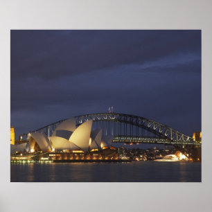 Póster Austrália, Nova Gales do Sul, Sydney, Sydney Oper