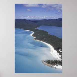 Póster Austrália, Os Whitsundys, Queensland. Colina