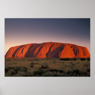 Poster Austrália, Parque Nacional Uluru. Uluru ou