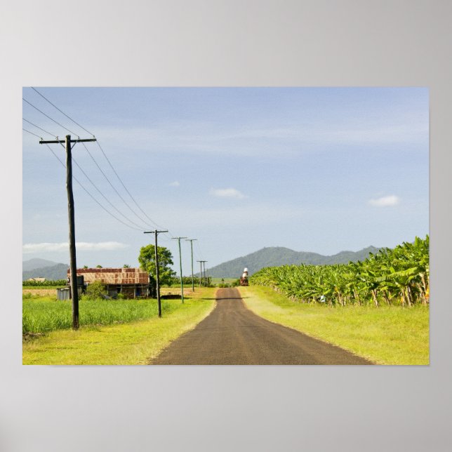 Poster Austrália, Queensland, Costa Norte, Babinda. (Frente)