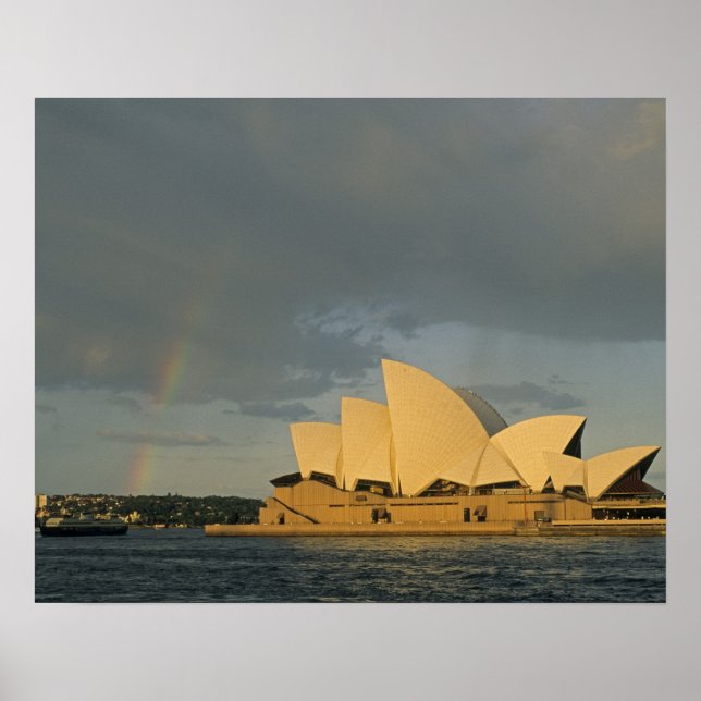 Póster Austrália, Sydney, Casa da Ópera de Sydney, (Frente)