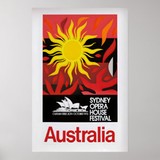 Poster Australia, Sydney Opera House Festival Vintage