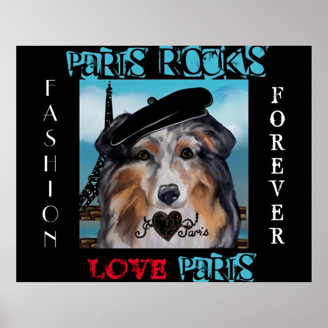 POSTER AUSTRALIAN SHEPHERD (Frente)