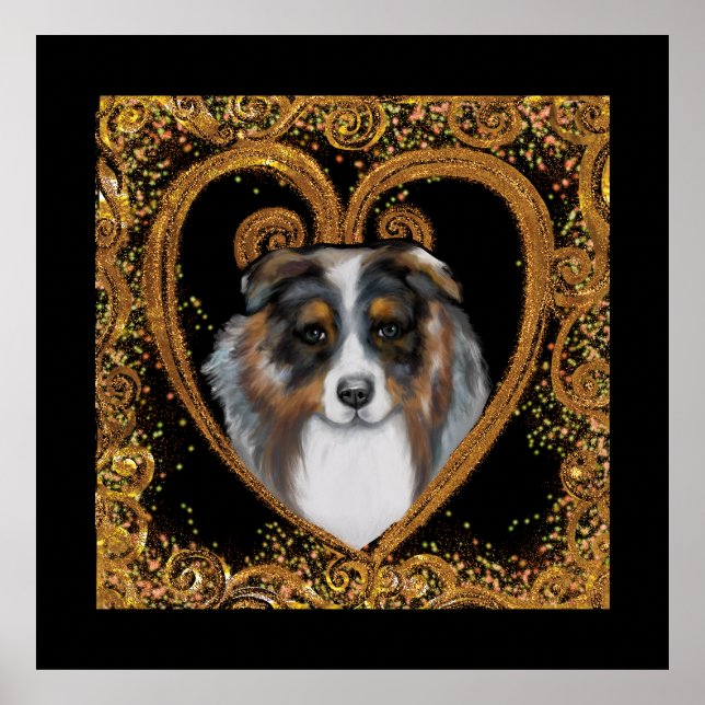 Poster Australian Shepherd   (Frente)