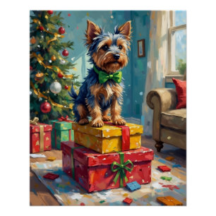 Póster Australiano Teimoso Rei dos Presentes de Natal
