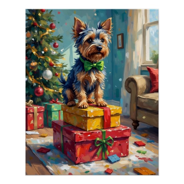 Póster Australiano Teimoso Rei dos Presentes de Natal  (Frente)