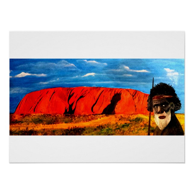 Póster Australien Uluru (Frente)