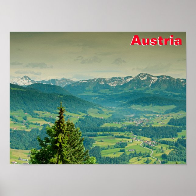Poster Áustria (Frente)
