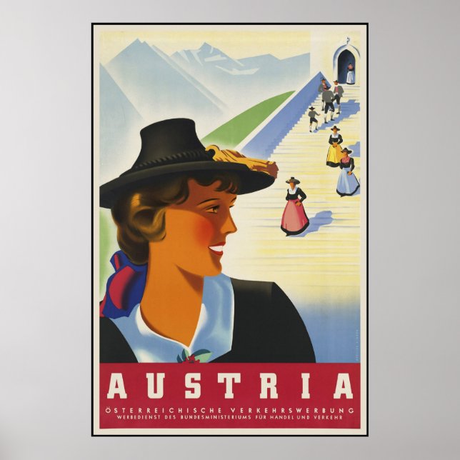 Poster Áustria (Frente)